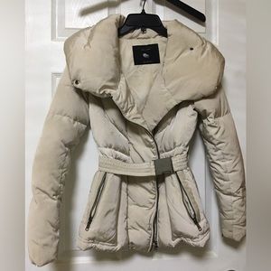 Zara - puffer coat in silver